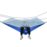 Outdoor Mosquito Net Hammock Mosquito-proof Double Nis Spun Cloth Indoor and Outdoor Hammock Camping Outdoor Supplies