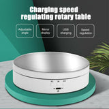 High Power Electric Rotating Jewelry Display Stand Base Jewelry Organizer Turntable Jewellery Packaging Display Box