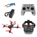 Ti210 210mm 5inch Frame for F4 Flight Controller CineWhoop DIY RC Quadcopter With Camera Flysky FS-i6 Transmitter FPV Goggles
