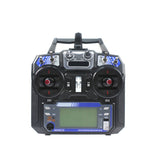 FEICHAO 175mm Six-Axle Mini Airframe DIY FPV Racing Drone with 1/1.8" 1200TVL 2.1mm+ND filter FPV Goggles T8S/FS-i6 FS I6 TX