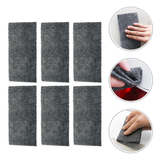 1 Set 6 Pcs Multipurpose Scratch Repair Cloths Scratch Remover Cloths (Grey)
