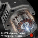 4inch Electric Chain Saw One-Hand Wood Cutter Cordless For Makita 18V-21V Battery Electric Wrench Power Saw ABS+Metal Blue 800W