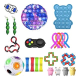Fidget Toys Pack Anti Stress Set Kawaii Gift Toys Box Children Simple Dimple Antistress Relief Figet Toys Pakket Kit Dropship