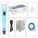 DIY 3D Printing Pen 5V 3D Pen Pencil 3D Drawing Pen Stift PLA Filament For Kid Child Education Hobbies Toys Birthday Gifts