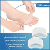 6 Pairs Silicone Forefoot Pad Metatarsal Pads Ball Of Foot Cushions Support Gel Foot Cushion  for Reducing Forefoot Pain Callus