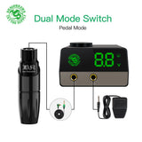 Professional Tattoo Pen Machine Mast Tour Set Tattoo Kit Rotary Pen Permanent Makeup Set LCD Power Supply