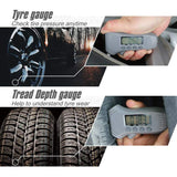 0-20mm 3 In 1 Digital Tire Pressure Gauge With Box ABS Self-Calibrating Car Tire Pressure Tread Depth Gauge LCD With Backlight