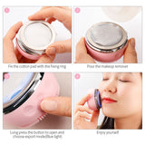 2-IN-1 Face Deep Cleaning Silicone Brush Blackhead Pore Cleaner LED Photon EMS Vibration Heating Massager Skin Rejuvenation Lift