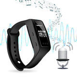 Proker Audio Recording Digital Voice Recorder Fashion Watch Bracelet Band LCD Screen Display Wristband Voice Recorder 8GB