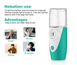 Mini Handheld Portable Mesh Nebulizer Silent Ultrasonic Medical Steaming Inhaler USB Rechargeable Kids Adult Health Care