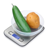 Digital Kitchen Scale 5kg/10kg Food Multi-Function 304 Stainless Steel Balance LCD Display Measuring Grams Ounces Cooking Baking