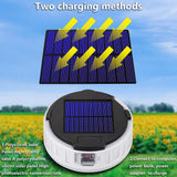 USB Solar Camping Light With Remote Control Hanging Waterproof Tent Light Outdoor Lamp For Camping Hiking Emergency Outdoor Tool