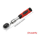 1/4" 3/8'' 1/2'' Flex Head Socket Ratchet Wrench Extendable Ratchet Auto Repair Automatic Maintenance Tool Flex 21/33.5/43.5cm