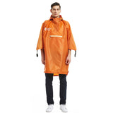 Waterproof Rain Poncho with Hood and Arms for Camping Hiking 3 in 1 Multifunctional Lightweight Reusable Raincoat for Adults