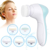 Electric Facial Cleaning Brush Multifunction Device Sonic Face Cleansing Brush Deep Cleaning Pore Skin Care Face Massage Brush