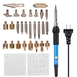 Soldering Iron  Pyrography Wood cautery tool Embossing Burning Set 30 in1 Welding Kit Adjustable Temperature Electric Soldering