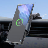 For Galaxy Z Flip 4 Phone Holder For Car Wireless Charger For Samsung Galaxy Z Flip 3 2 1 Dual Coil Foldable Phone Fast Charging