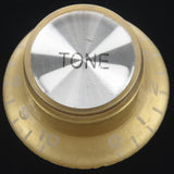 8X Set Gold Top Hat Knob for Gibson for Les Paul Gold Foil Button