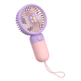 Powerful Mini USB Portable Fan Small Handheld Wireless Rechargeable Hand Held Fan for Camping Cooling Air Blow Silent Pocket Fan