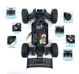 1:14 Racing RC Car 2.4G 4WD 4CH 40km/h High Speed Remote Control Car Off Road RC Car Vehicle Model Toys for Children