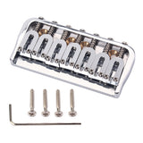 7 String Electric Guitar Ukulele Bridge with Assemble Accessories Brass