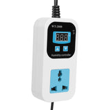 Digital Humidity Control Sensor Switch Socket 110-220V 10A Hygrometer Hygrostat Multifunctional Household Accessaries