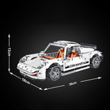 1365pcs City Technical Retro Speed Racing Car Building Blocks MOC Supercar Sports Vehicle Bricks Toys For Boys Gifts