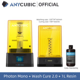 ANYCUBIC 3D Printer - Photon Mono UV LCD Resin Printer with 6 Inch 2K LCD & Fast Printing Speed, Resin 3D Printers 130*80*165mm³