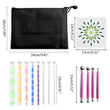48pcs Mandala Dotting Tools Set for Painting Rock Stones Stencil Acrylic Stick Drawing Brush Kit