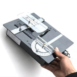 12-24V 5-15A DIY Desktop Woodworking Table Saw Grinder Electric PCB Cutting Machine Saw Machinery Corded Table Pannel Saw Black