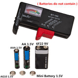 Battery Capacity Tester BT-168 Pointer Type Power Tester 1.5V Miniature Cells For AAA/AA/ C/D/9V Batteries Measuring Tools