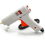 Professional Hot Melt Glue Gun Industrial Adjustable Temperature 5 Copper Nozzles for DIY Crafts and Quick Repairs