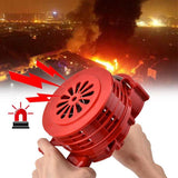 Sound Detector Portable Hand Crank Alarm Plastic Shell Manual Operated Air Raid Alarm ultra sound detector