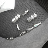8Pcs European Style 1/4inch NPT Quick Coupling Male and Female Set Quick Connector Kit Quick Coupler Air Hose Pneumatic Fitting