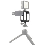 Protective Cage Housing for Gopro Max Quick Release Metal Frame Shell Case Cold Shoe 1/4 Mount 360 Panoramic Accessories