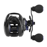 Carbon Fiber Baitcasting Reel 5+1BB  Baitcaster Reel Fishing Reel High Speed 6.3: 1 Gear Ratio Magnetic Brake System for Fishing