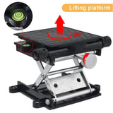Aluminum Oxide Router Lift Table Benches Woodworking Engraving Adjustable Lab Lifting Rack Stand Laboratory Lifting Platform