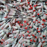 100Pcs 32mm/42mm Round Steel Nail Square Steel Nail For Manual Steel Nails Gun Nails for Building Fire Nail Silencer Integral
