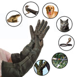 Pet Gloves Cowhide Leather Anti-Grabbing Anti Bite Protective Gloves Cat Dog Training Handling Gloves Dog Training Equipment