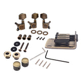 1 Set Cigar Box Guitar Bridge w/ Wrench Set Accs Luthier Tool Bronze Color Guitar Parts  Accessories
