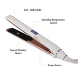 Hair Straightener Flat Iron Straightening Curling Iron Ceramic Heater Hair Iron Curler Fast Heating Hair Crimper Curling Tongs