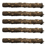 4Pcs/set Pet Parrot Bird Standing Stick Wood Pole Bird Cockatiel Parakeet Perches Bite Claw Grinding Toy Bird Cage Accessories