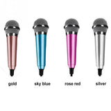 Portable 3.5mm Stereo Studio Mic KTV Karaoke Mini Microphone For Cell Phone Laptop PC Desktop Small Size Microphone