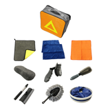 1 Set Car Wash Kit Portable Car Cleaning Tools Auto Washing Towel Brush with Bucket Tools