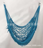 Instyle Bold Cotton Rope Hammock Swing Chair Patio Swing Outdoor Garden Hanging Chair Travel Camping Hammock Silla Colgante