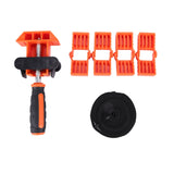 Woodworker Photo Frame with Strap Clamp Holder Miter Vise Ratchet Angle Clamp Band Tool