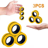 Funny Fidget Spinner Magnetische Ringen Magnetic Bracelet Ring Unzip Toy Anti Stress Figet Toys Hotwhells Stress Reliever Toys