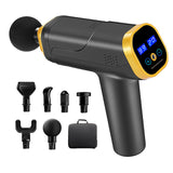 Massage Gun Deep Tissue Percussion Muscle Massager For Pain Relief 20 Speeds LCD Touch Display Fascia Gun Electric Body Massage