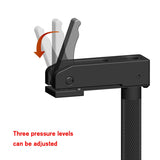 Ganwei MFT Style Workbench Bench Dogs Adjustable Clamp Aluminum Alloy Black Toggle Modify Quick Clamps Top Clip Woodworking 20Mm
