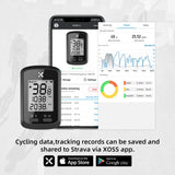XOSS - Cycling Computer with GPS, Wireless G Speedometer, Bluetooth, Cycle Tracker, Waterproof, for Mountain and Road Bike